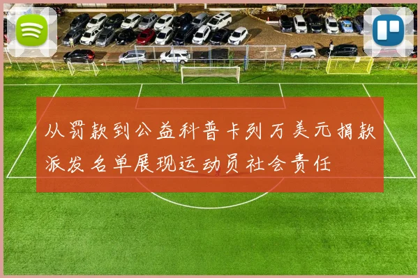 从罚款到公益科普卡列万美元捐款派发名单展现运动员社会责任